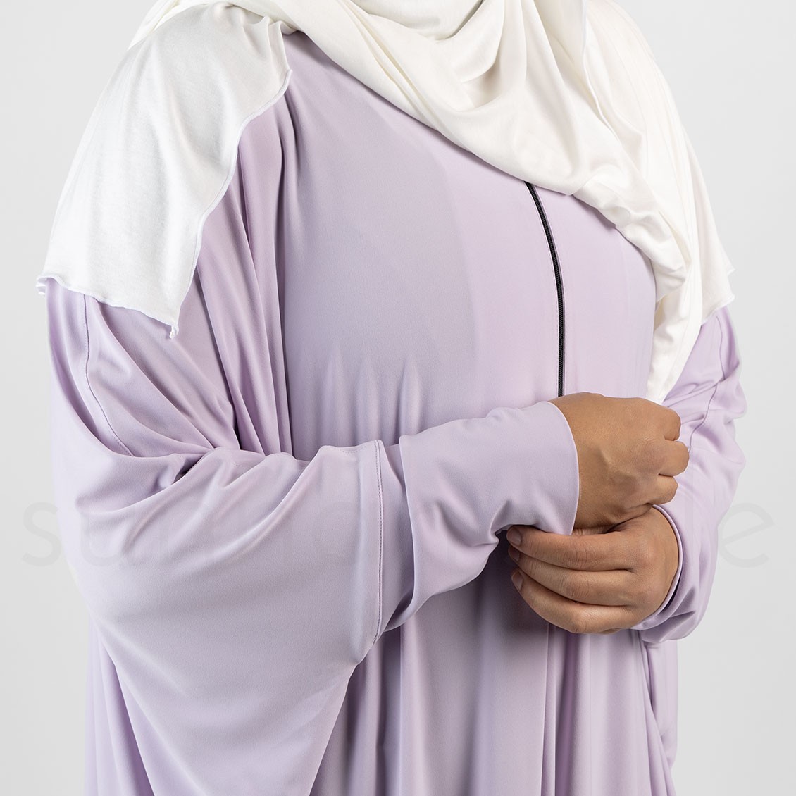 Sunnah Style Jersey Bisht Abaya Lavender